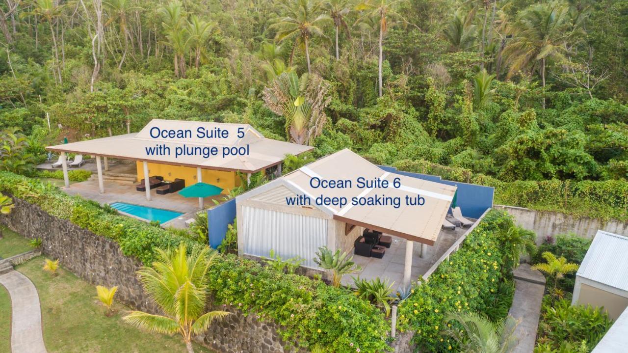Pagua Bay House - Oceanfront Cabana'S Marigot Екстериор снимка